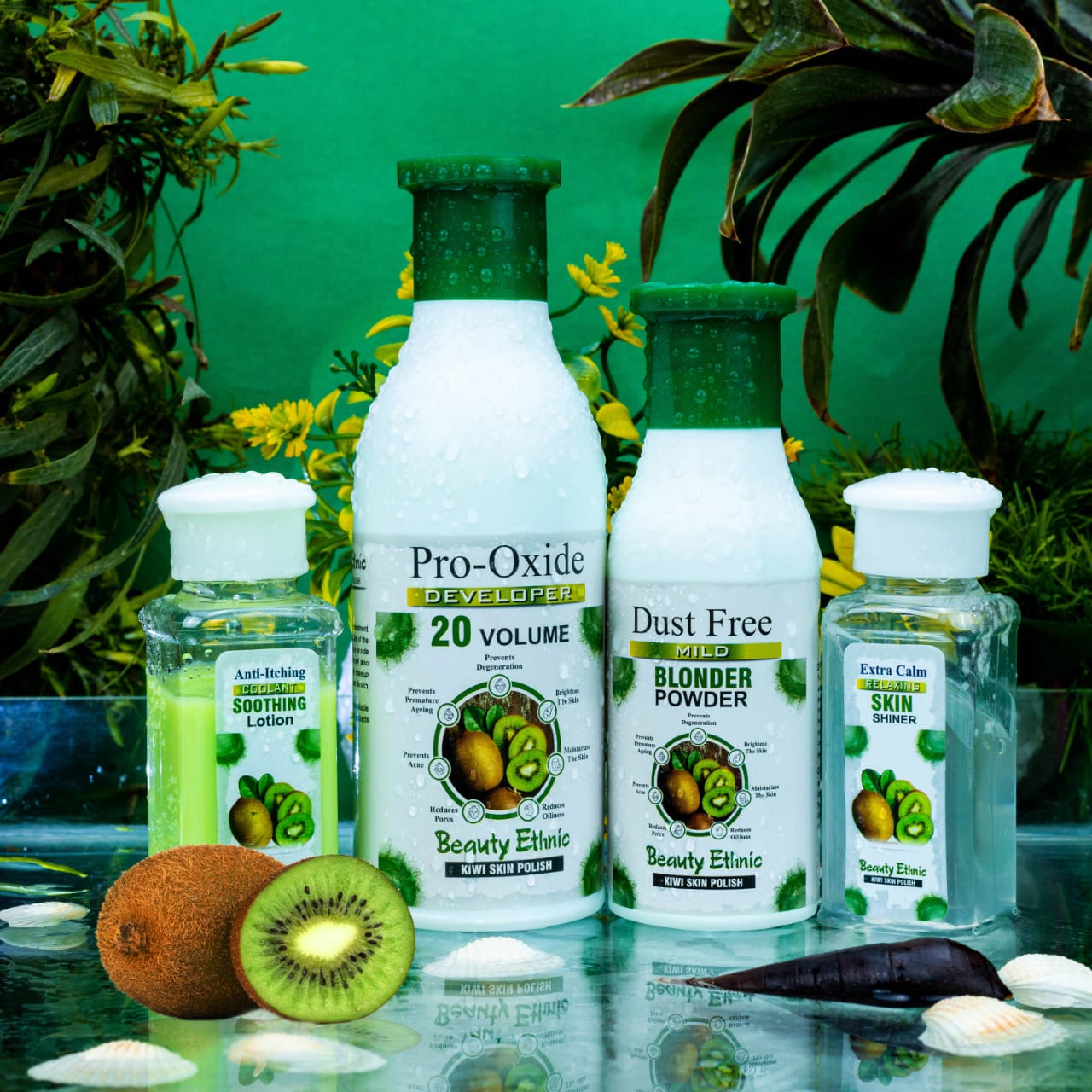 Beauty Ethnic 4-in-1 Kiwi Skin Polish – Ultimate Full Body Glow & Skin Refining Kit